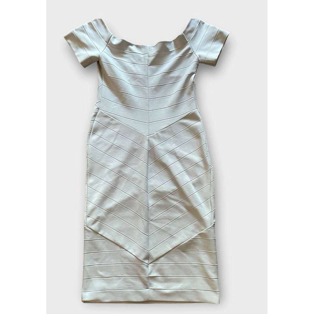 Joseph Ribkoff Women's Gray Bodycon Sheath Dress 6 Small Stretch Party Cocktail - Picture 3 of 7